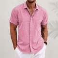 Gary — Cotton-Linen Short-Sleeve Shirt