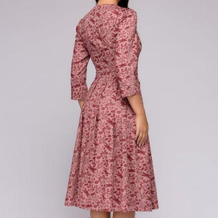 Kalinda — Elegant Midi Dress