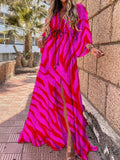 Ute — Printed Beach Cover-Up Dress