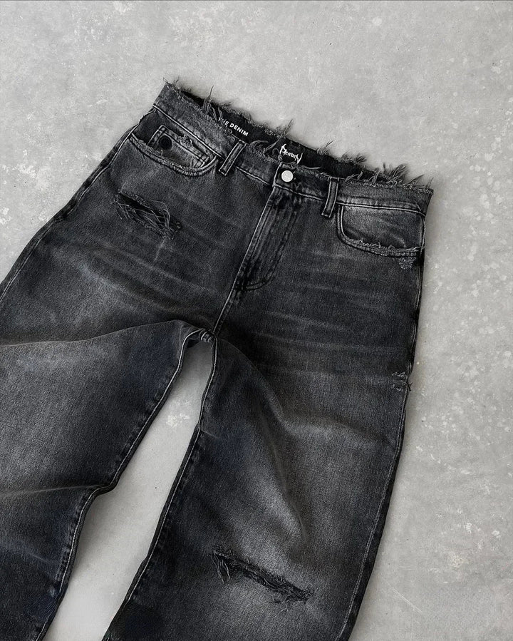 Lane — Washed Retro Jeans