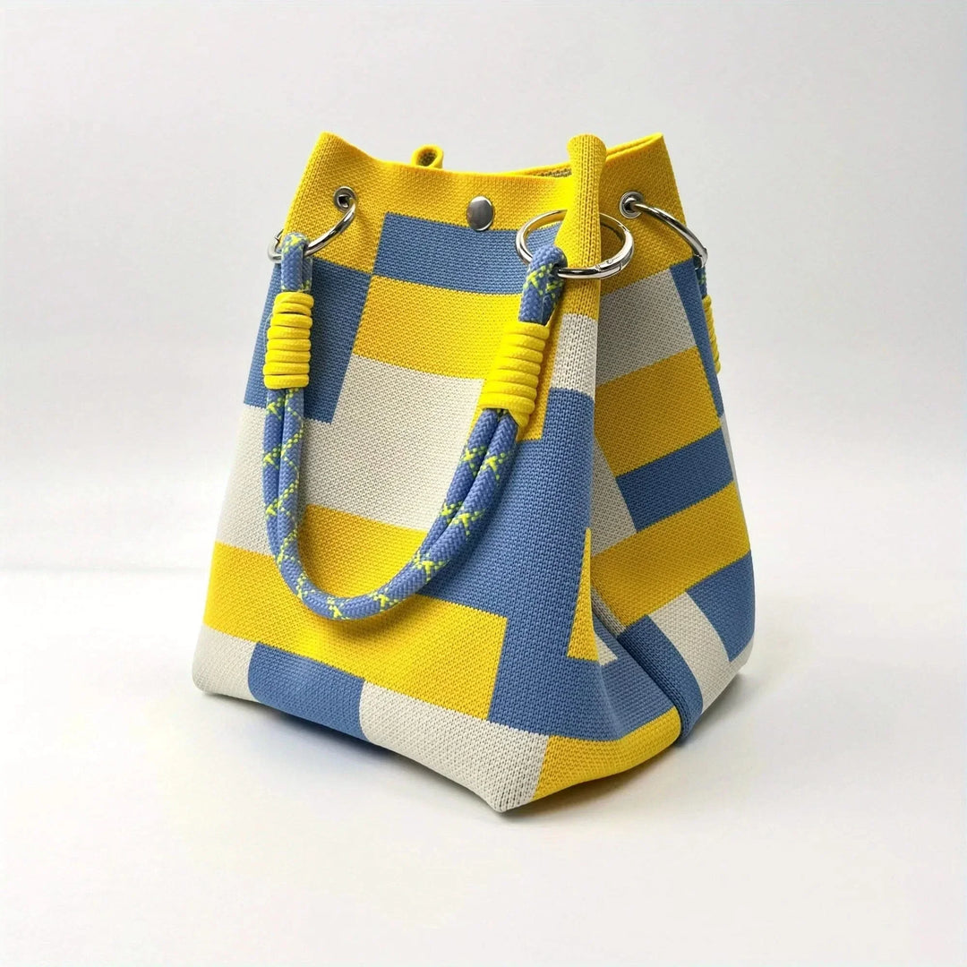 Vibrant Woven Tote
