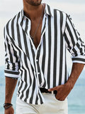 Derek — Summer Striped Relaxed Shirt