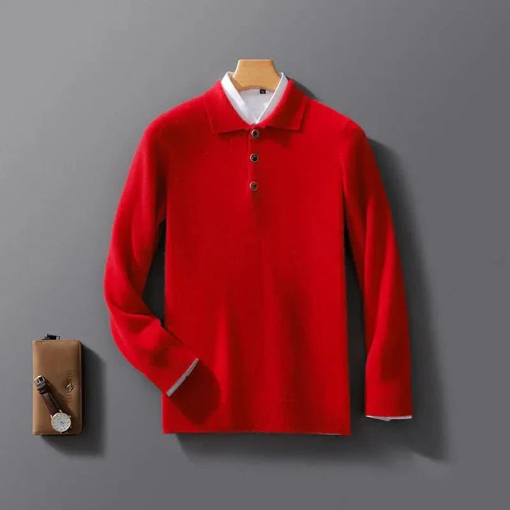 Fletcher — Knit Polo Sweater