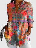 Mabyn — Colourful Print Blouse