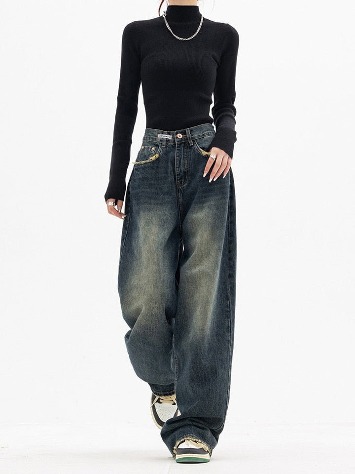 Romilly — Wide-Leg High-Rise Jeans