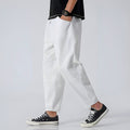 Sawyer — Cropped Cotton-Linen Trousers