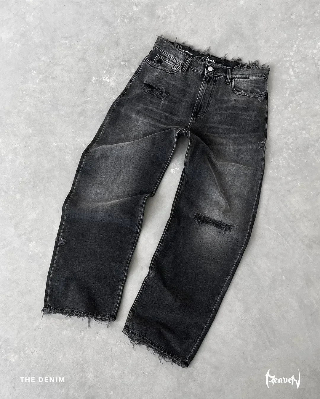 Lane — Washed Retro Jeans