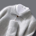 Livia — Women's Cashmere Polo Sweater