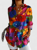 Mabyn — Colourful Print Blouse