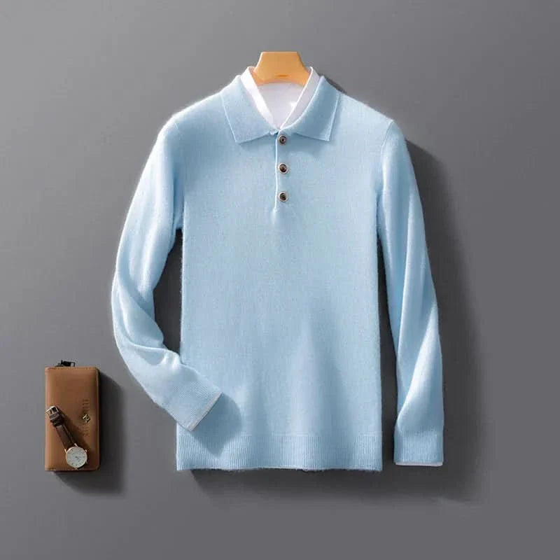 Fletcher — Knit Polo Sweater