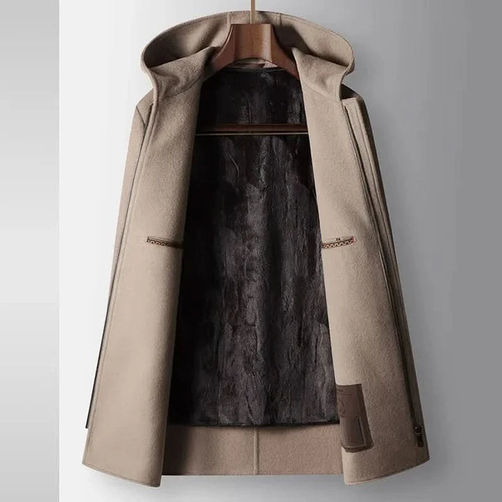 Imogen — Women’s Hooded Wool-Blend Coat