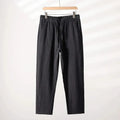 Liora — Flat-Front Linen Trousers