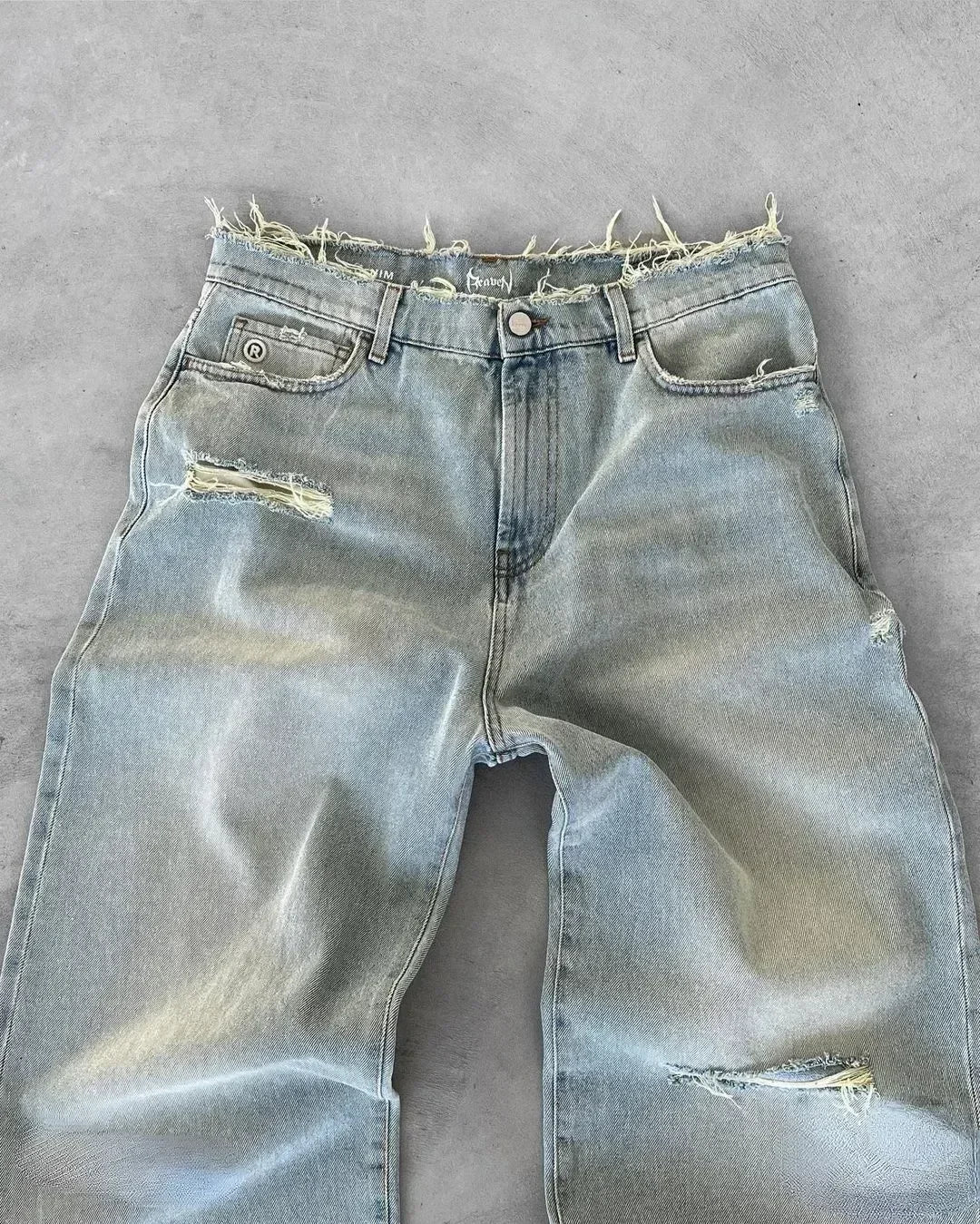 Lane — Washed Retro Jeans
