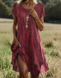 Saskia — Coastal Breeze Cotton Dress