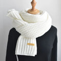 Fabienne — Women's Knitted Wool-Blend Scarf