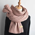 Fabienne — Women's Knitted Wool-Blend Scarf