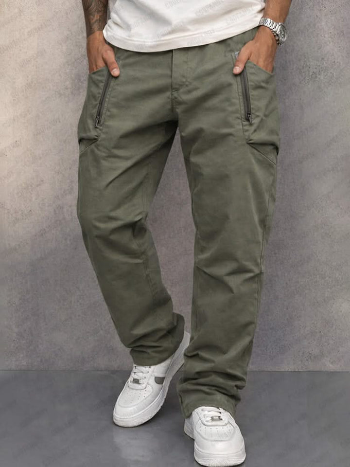 Zane — Cotton Cargo Trousers