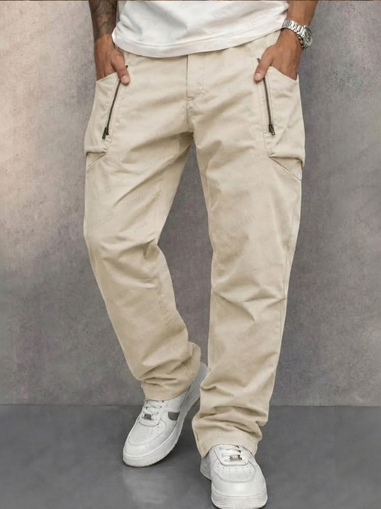 Zane — Cotton Cargo Trousers
