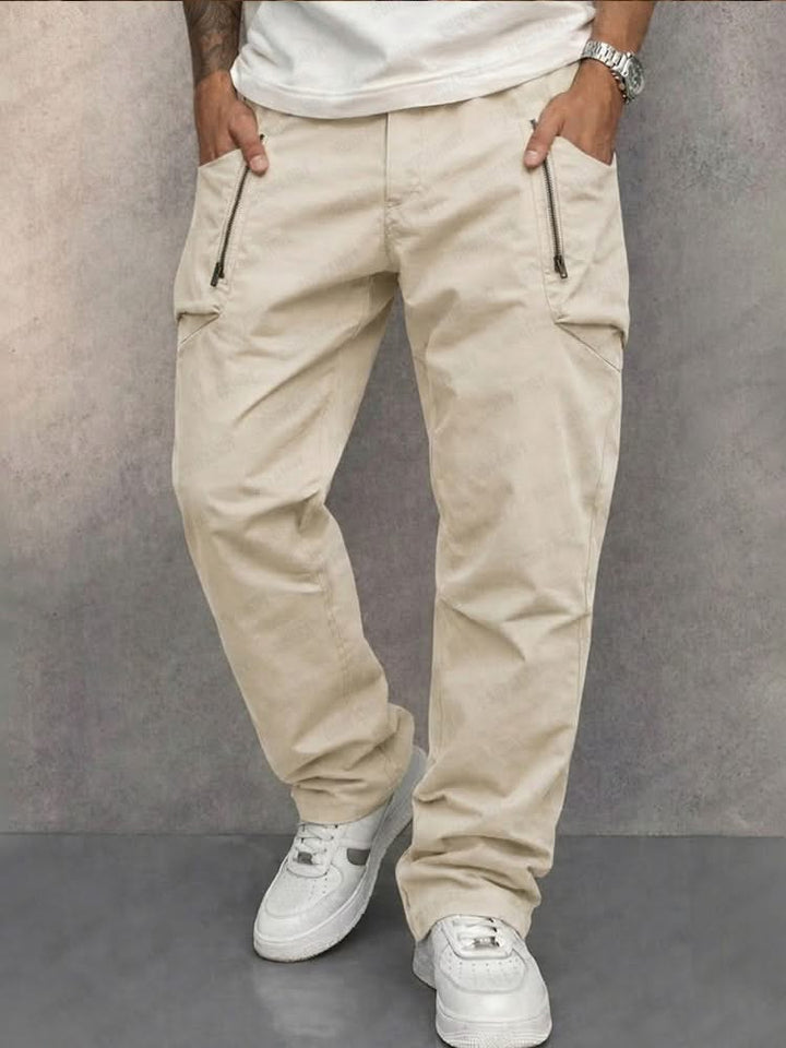 Zane — Cotton Cargo Trousers