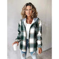 Danica — Women's Hooded Check Coat