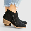 Tove — Women's Padded-Sole Heeled Ankle Boots