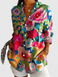 Mabyn — Colourful Print Blouse