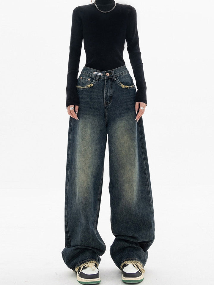 Romilly — Wide-Leg High-Rise Jeans