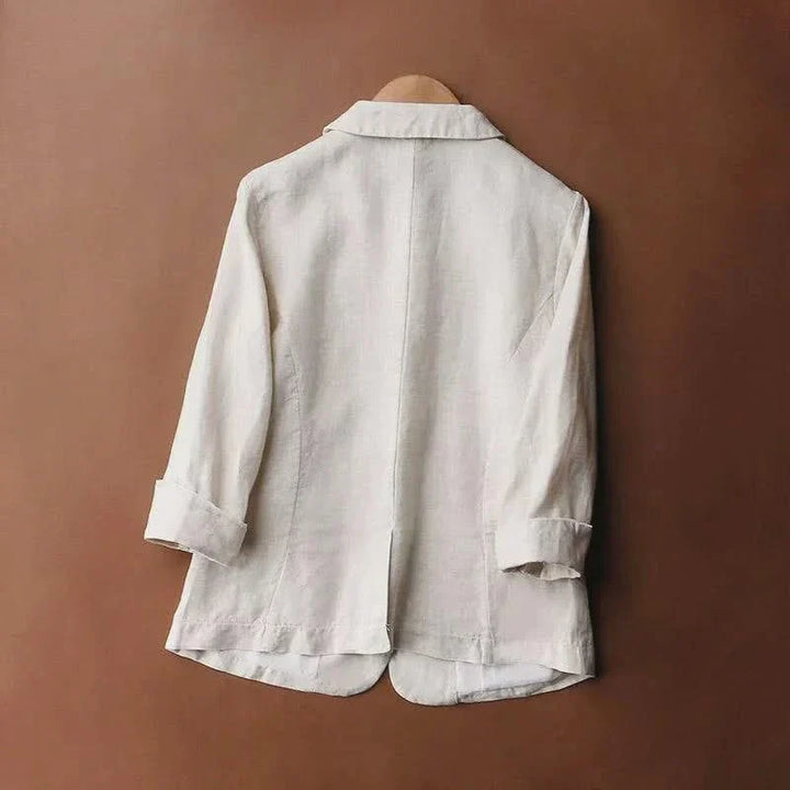 Georgina — Relaxed Linen Blazer