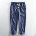 Spencer — Pinstripe Linen Trousers