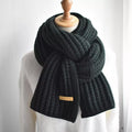 Fabienne — Women's Knitted Wool-Blend Scarf