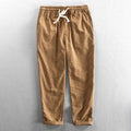 Spencer — Pinstripe Linen Trousers