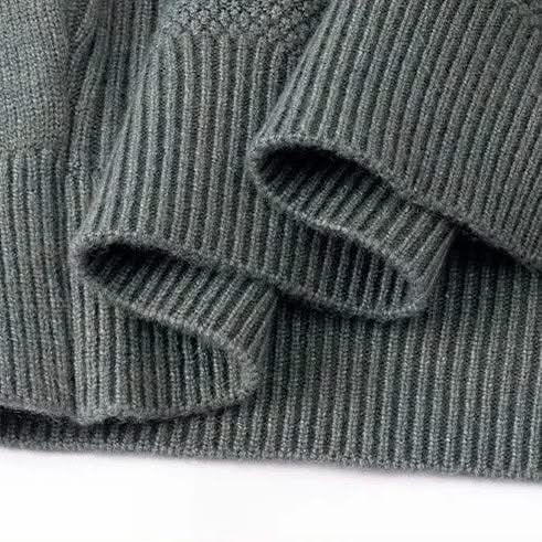 Ned — Jacquard Mock-Neck Sweater