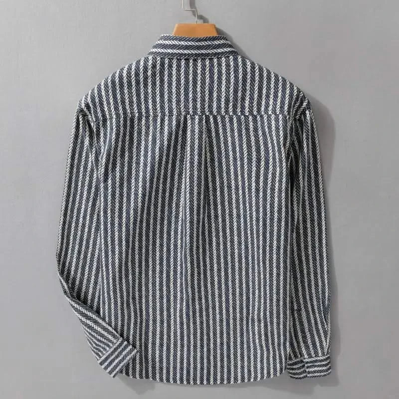 Jeff — Layered-Hem Shirt