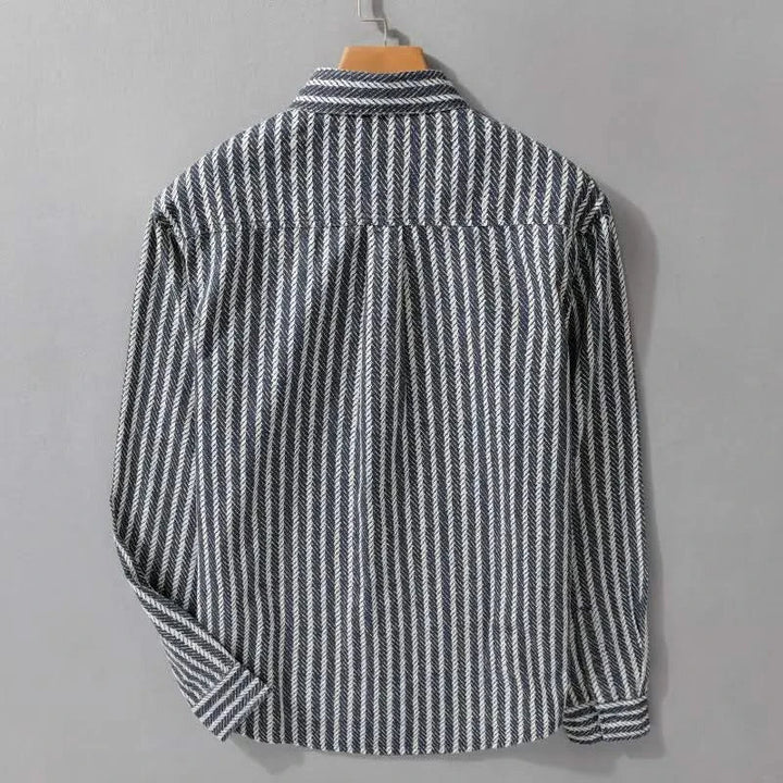 Jeff — Layered-Hem Shirt
