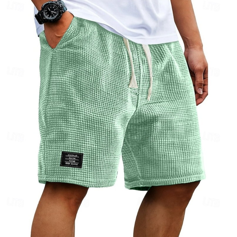 Oliver — Waffle-Texture Summer Shorts