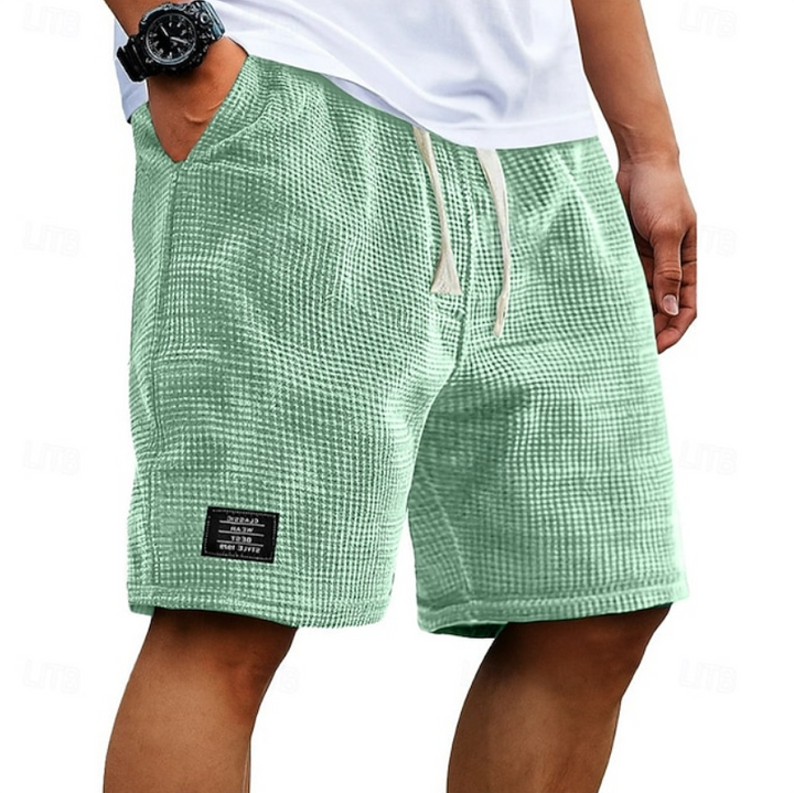 Oliver — Waffle-Texture Summer Shorts