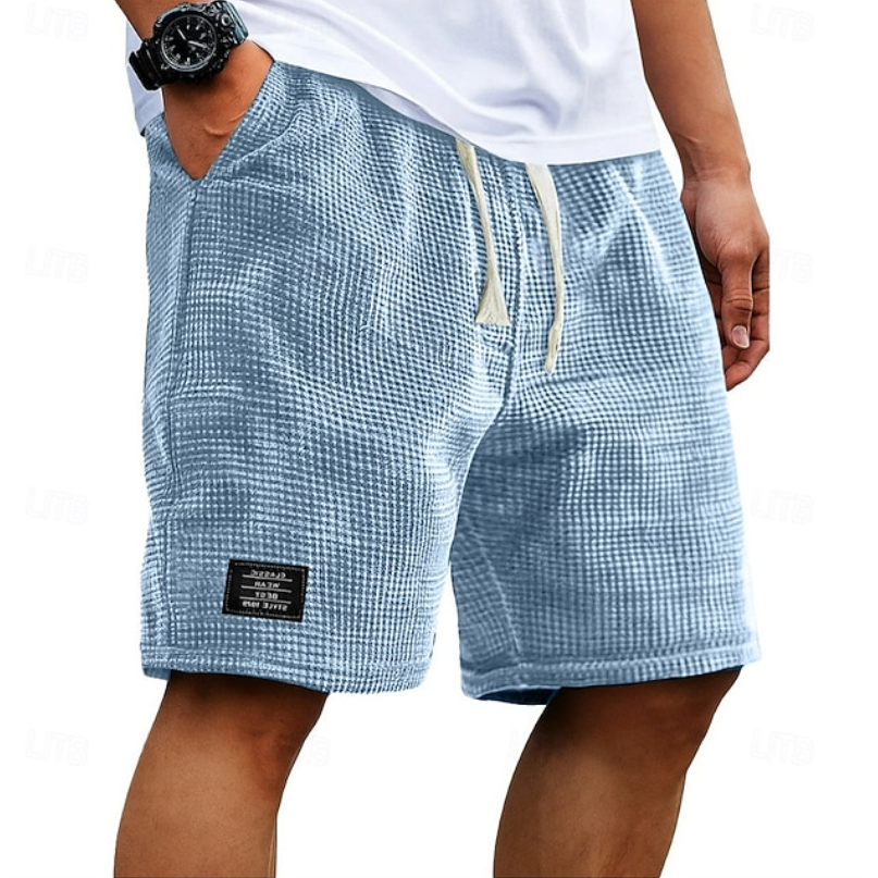 Oliver — Waffle-Texture Summer Shorts