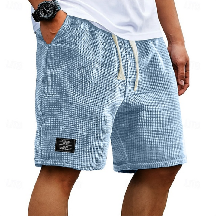 Oliver — Waffle-Texture Summer Shorts