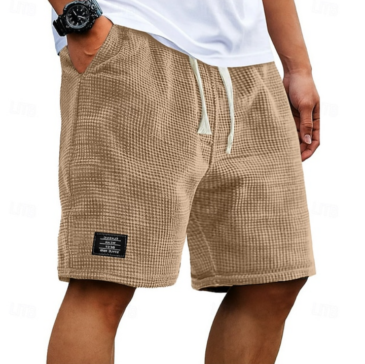 Oliver — Waffle-Texture Summer Shorts