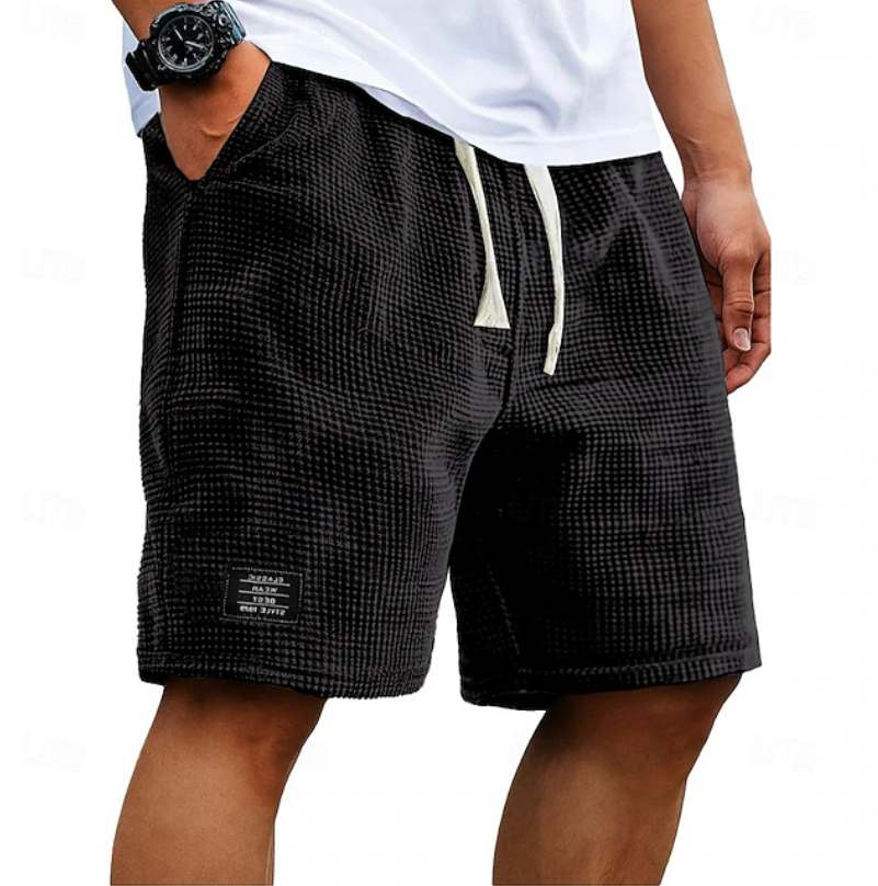 Oliver — Waffle-Texture Summer Shorts