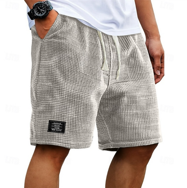 Oliver — Waffle-Texture Summer Shorts