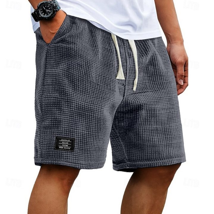 Oliver — Waffle-Texture Summer Shorts