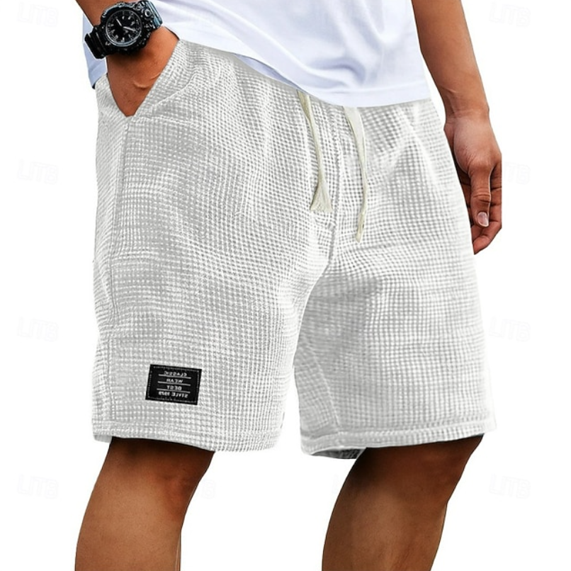 Oliver — Waffle-Texture Summer Shorts