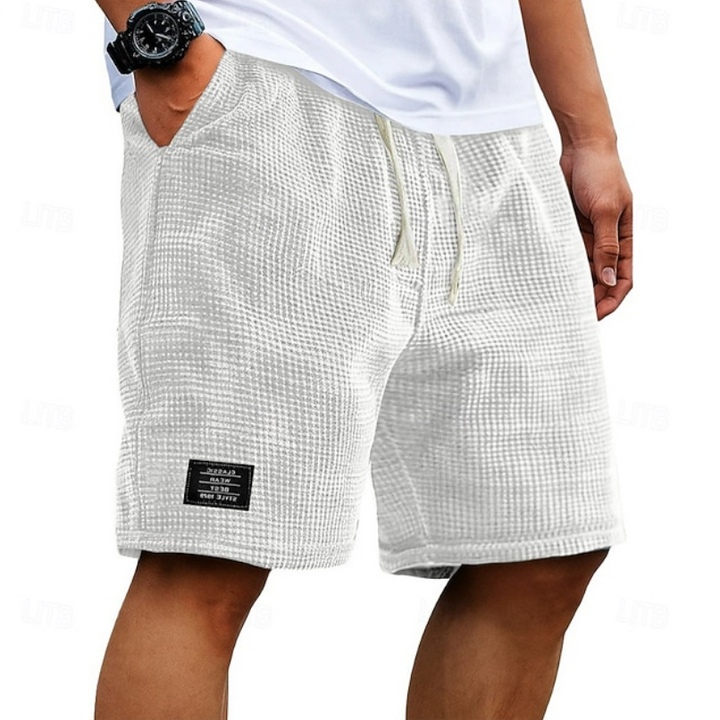 Oliver — Waffle-Texture Summer Shorts