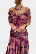 Seraphina — Off-Shoulder Ruched Evening Dress