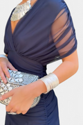 Seraphina — Off-Shoulder Ruched Evening Dress