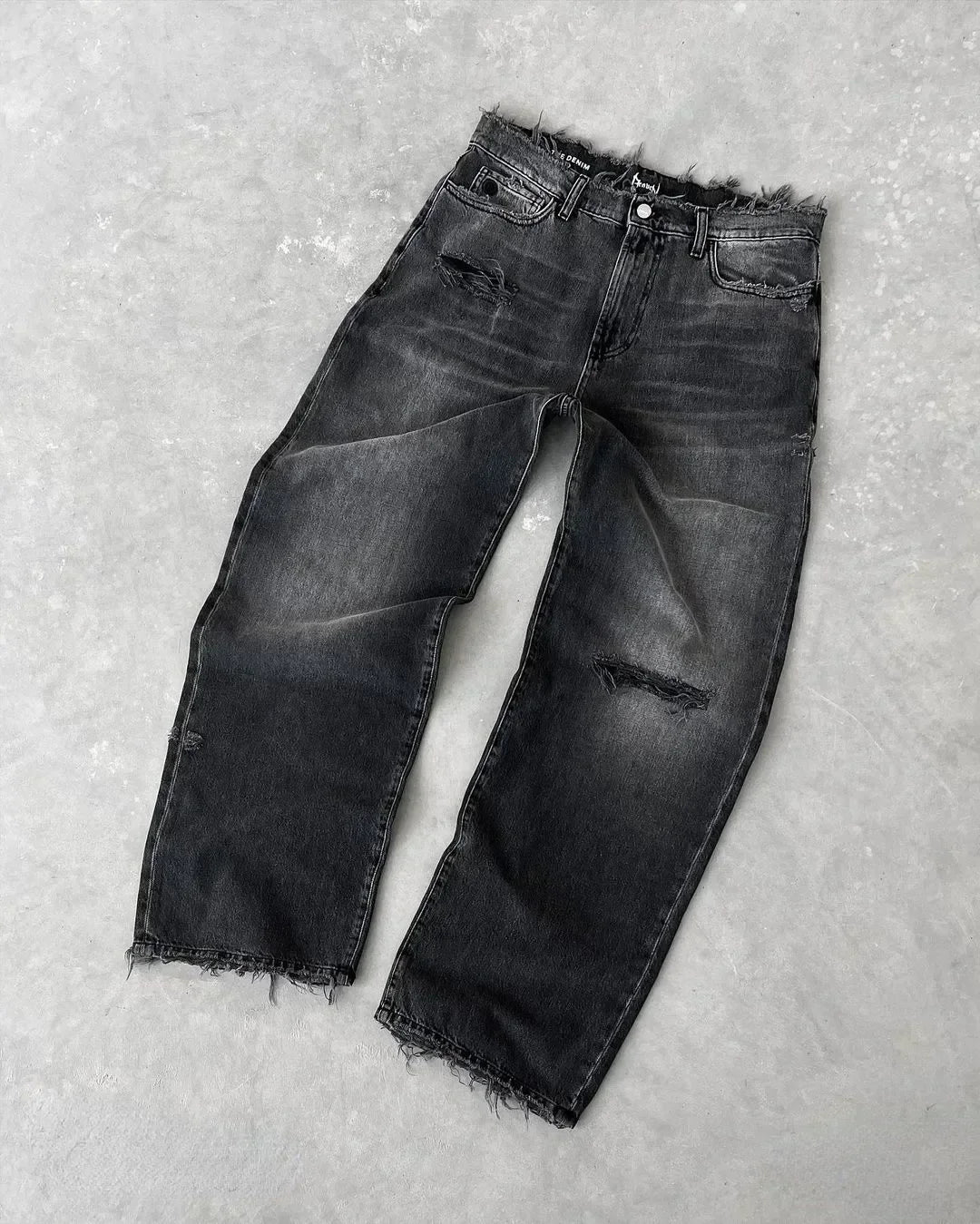 Lane — Washed Retro Jeans