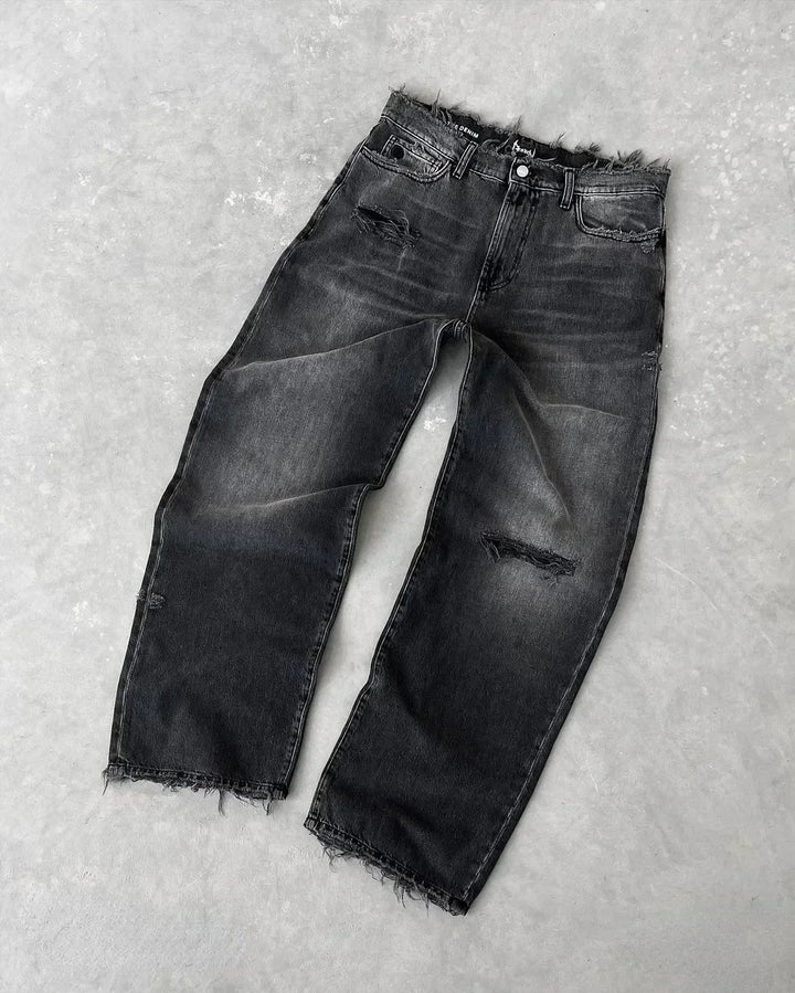 Lane — Washed Retro Jeans