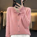 Gretchen — Button-Front Knit Cardigan