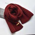 Fabienne — Women's Knitted Wool-Blend Scarf